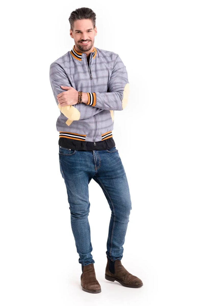 Moto Jacket on a Photo Model - Product Photography Example by Novkov Visuals