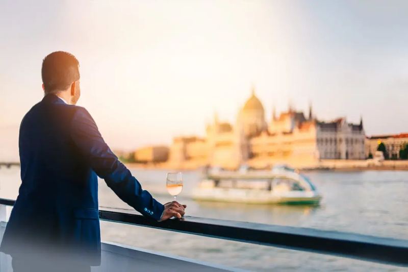 Business gala event cruising on the boat "EUROPA hajó" in Budapest