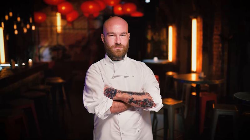 Frame from interview reel chef